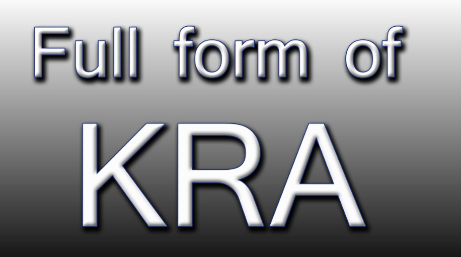 KRA full form and meaning in hindi language